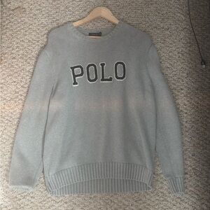 Ralph Lauren Men's Crewneck Sweater in Gray